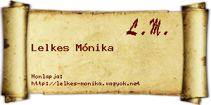 Lelkes Mónika névjegykártya